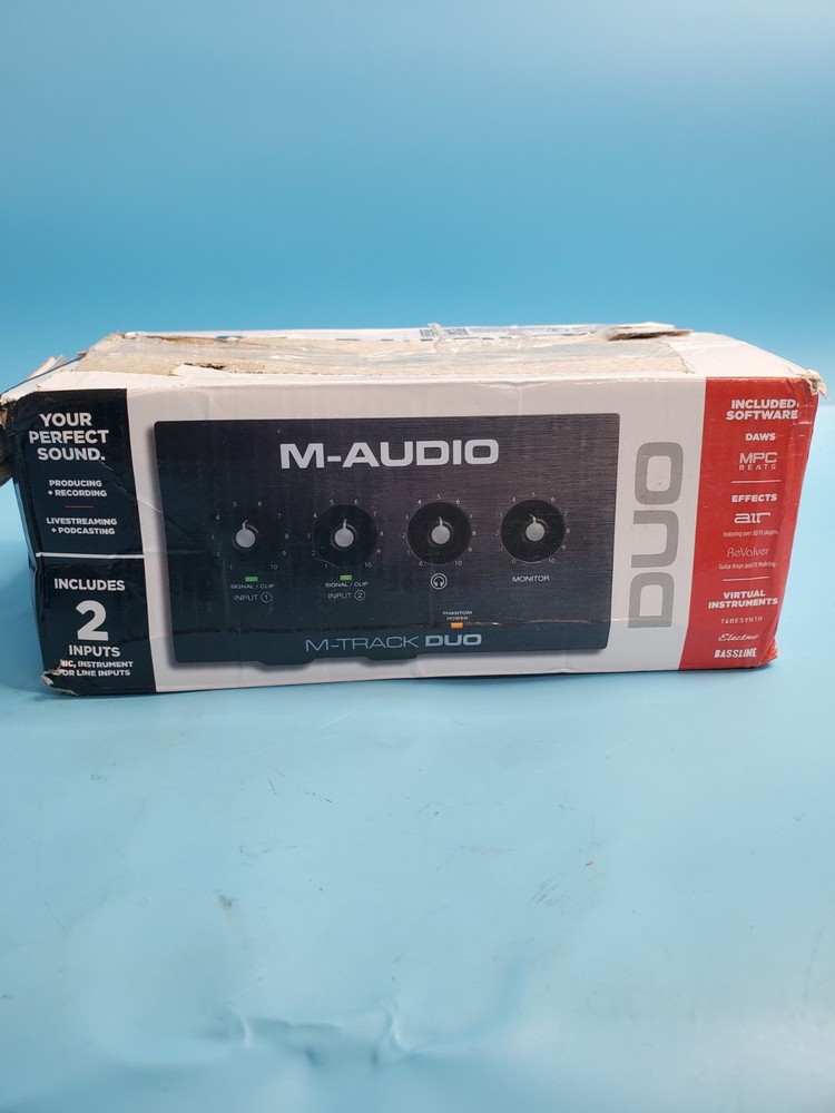 M-Track Duo USB Audio Interface for Recording, Streaming and Podcasting with …
