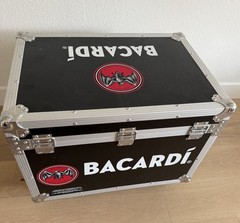 Bacardi Road Case Cooler Trunk w/ Wheels Limited edition