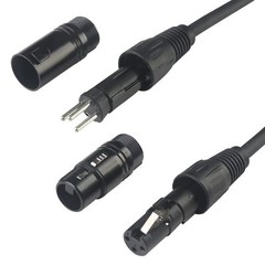 Xlr Cables Dmx Cable Male To Female 4pack Xlr Microphone Cable 4ft/1.2m Wire E