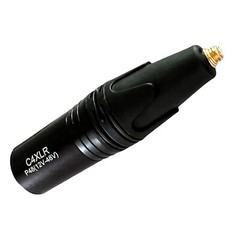 YPA C4XLR connects DPA microphones Adapter for MicroDot to 3-pin XLR
