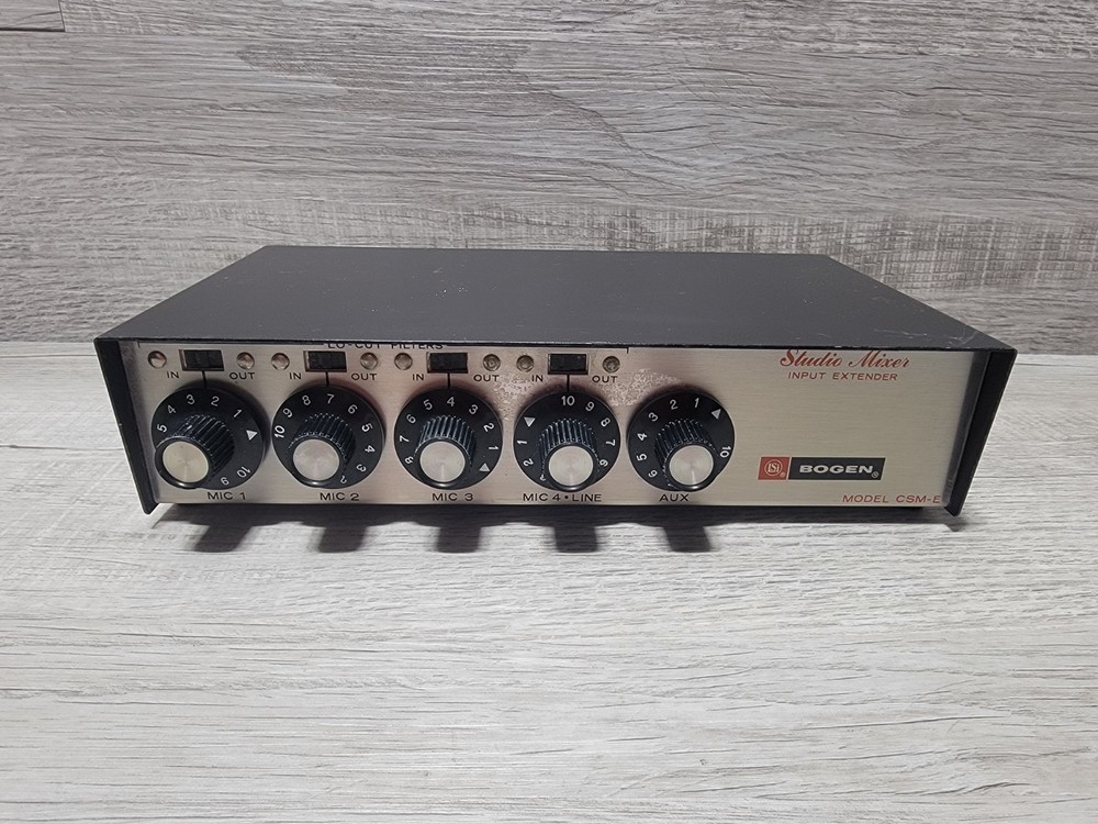 RARE Bogen CSM-E Studio Mixer Input Extender
