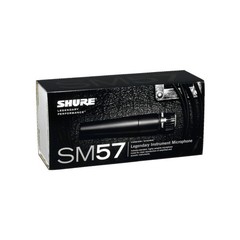 Shure SM57 Cardioid Dynamic Instrument Microphone with Mic Stand and Mic Cable