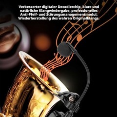 2.4G Wireless Saxophone Microphone System