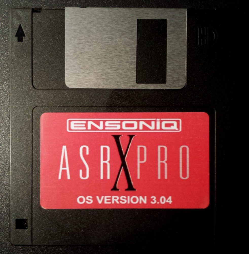 Ensoniq ASR X Pro Operating System Disk V 3.04 O.S. boot -Fast Shipping 60 Sold