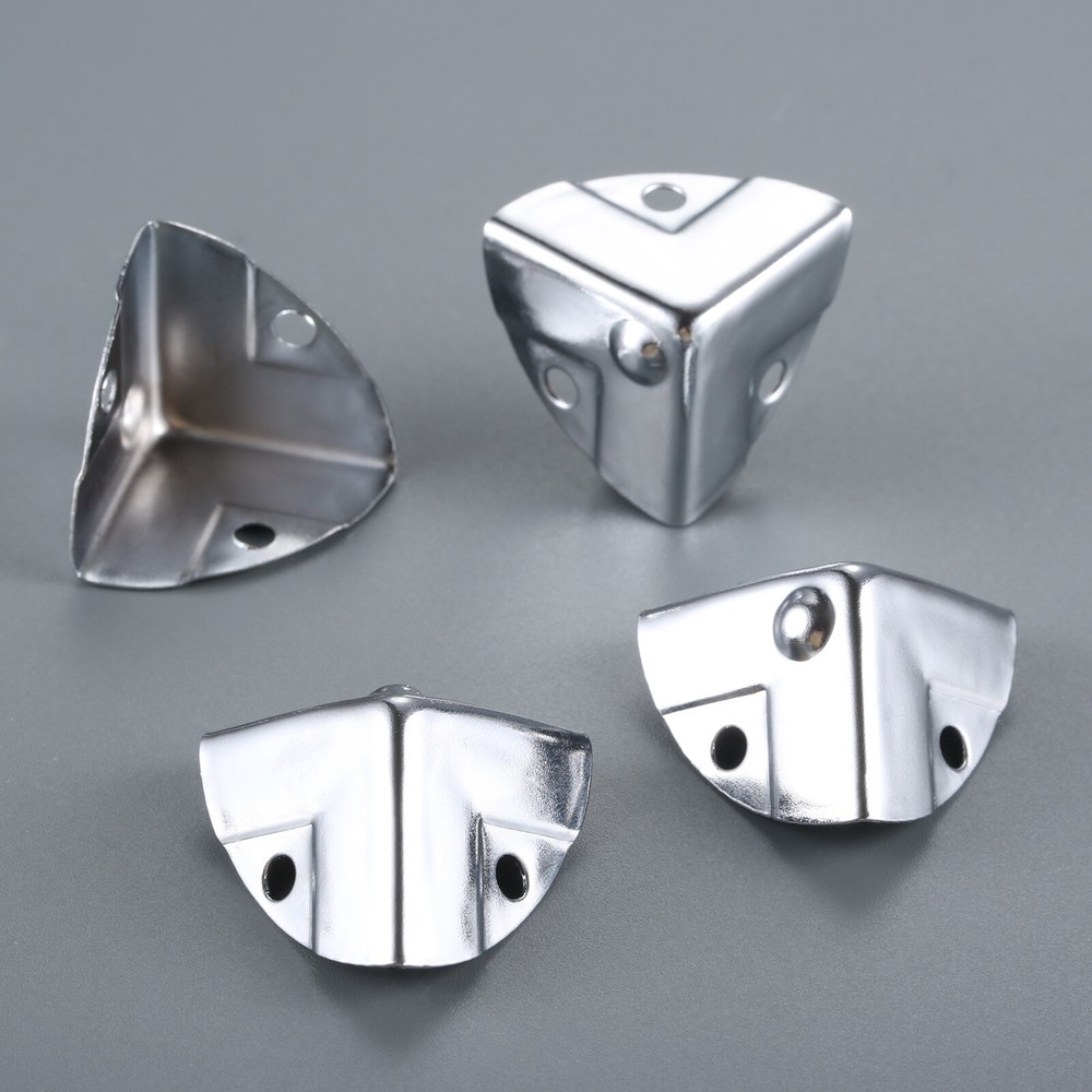 4pcs Sliver Corner Protector Guard For Luggage Air Box Flight Road Case Tool Box