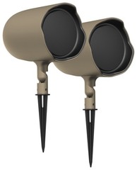(10) JBL GSF6-TN 6.5″ Landscape Ground Stake 70v Commercial Speakers+12″ Sub+Amp