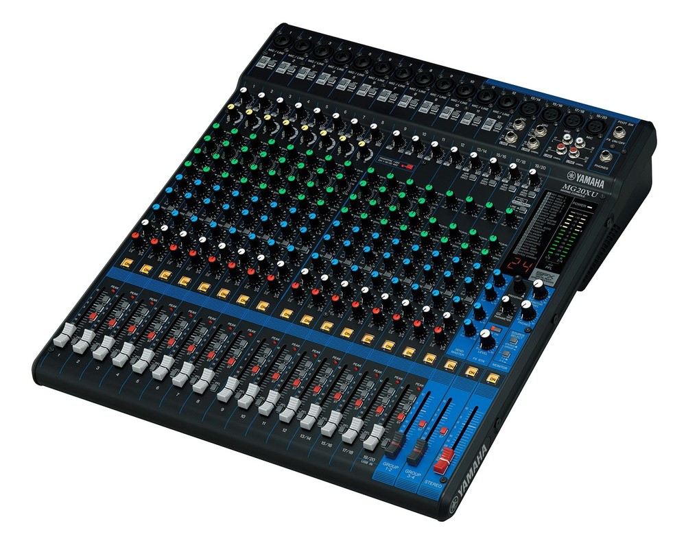 Yamaha MG20XU 20-Input Mixer w/Built-In FX & 2-In/2-Out USB Interface