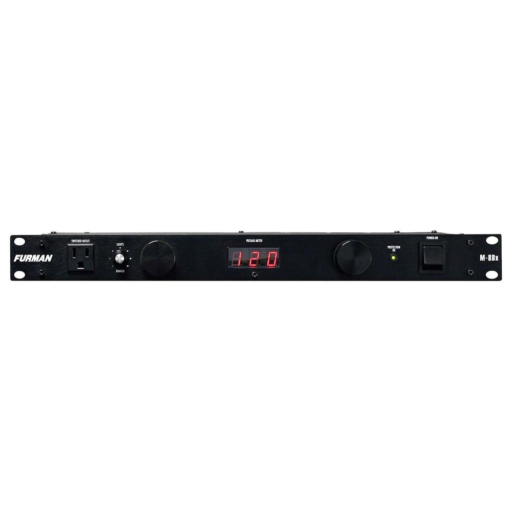 Furman M-8DX 15A Standard Power Conditioner w/Lights & Digital Meter