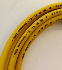 Reference Tool Cable Jack Male Straight 4.5 mt Yellow 4.5 Made in Italy