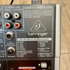Behringer XENYX-X1204USB 12-Channel USB Audio Mixer with Effects