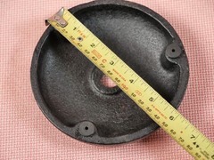 Desktop Threaded Cast Iron Microphone Stand 6 Inch Wide Base