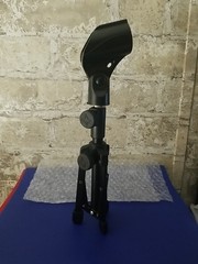 Desktop Mini Mic Stand Portable Foldable Tripod with Mic Clip Holder Adjustable