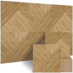 6 Pack Acoustic Wall Panels – High-Density 72 * 48 Inches Light Diamond Weave