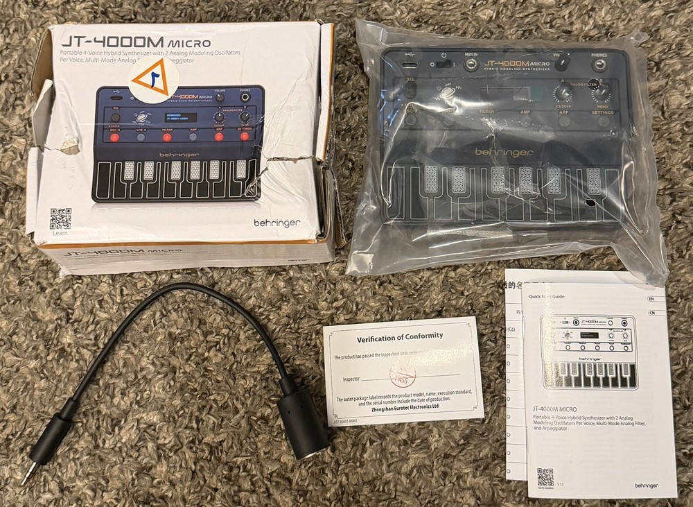 Behringer JT-4000 Micro Barely Used in Excellent Condition