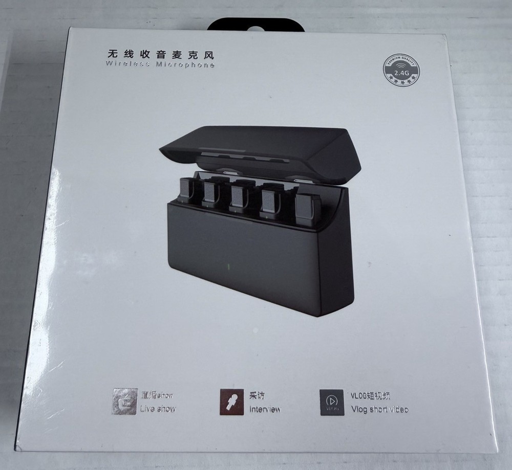 Jostart Wireless Mic Plug N Play 4-Pack Lavalier Microphone For iPhone