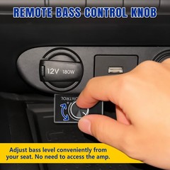 Car Audio Line Output Converter, Includes 3.5mm Jack Port Universal Bass Knob…