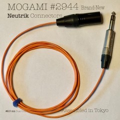 1–30 ft Mogami 2944 console cable Orange | Choose Neutrik XLR/TRS | Bulk Ready