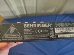 Behringer XENYX 1202FX 12 CH Mixer with Effects.