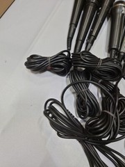 Lot of 10 Used Dynamic Wired Microphones – Various Brands & Models