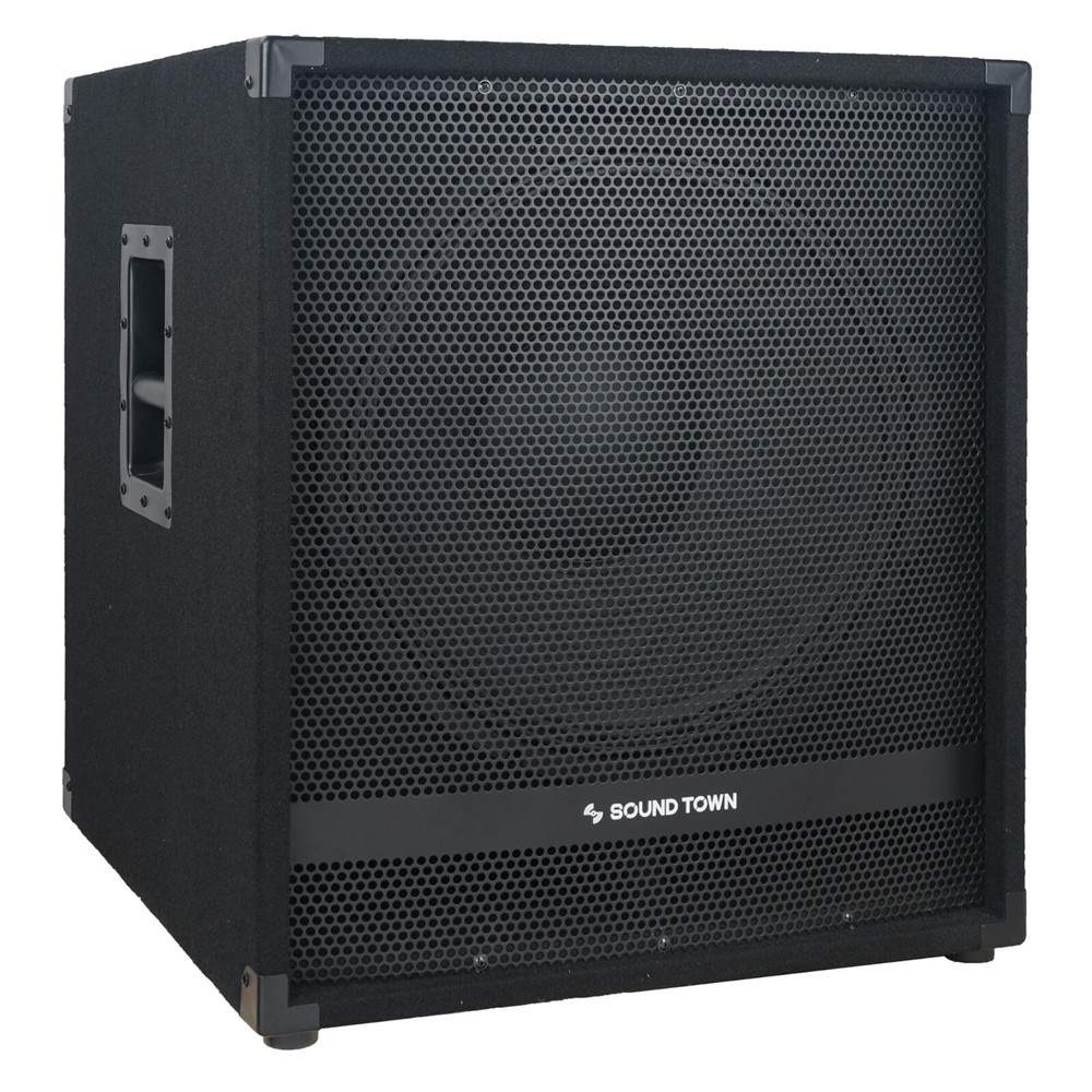 Sound Town 2400W 18″ Powered Subwoofer with High-Pass Filter (METIS-18PWG)