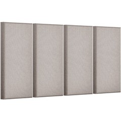 Uimoso Set of 4 Soundproof Panels, 2-inch Thick, 23.6×11.8 in, Self-Adhesive, Ca