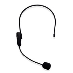 FM Wireless Microphone Headset Megaphone Radio Mic For Loudspeaker