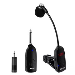 Professional UHF Wireless Instrument Microphone System For Saxophone Trumpet Sax