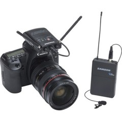 Samson Concert 88 Camera UHF Wireless Lavalier Mic System For Video- Channel D
