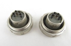 ITT Cannon XLR-4-14N Round Male Panel Mt Connector, Set of 4 – NOS, Free Ship