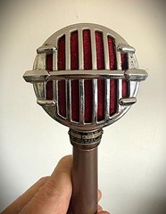 Vintage 1930’s Astatic Model A Brown Bullet Microphone, restored, works great!