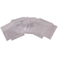 100 Pack of 1.5 Inch x 1.5 Inch Clear Reclosable Poly Bags – 2 MIL zip lock bag