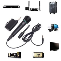 Professional Wireless Dual Microphone With Cordless Receiver for Church/ Karaoke