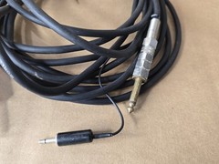 20′ Foot Morley Instrument Cable From The 1970s Vintage w/ Grounding 70s