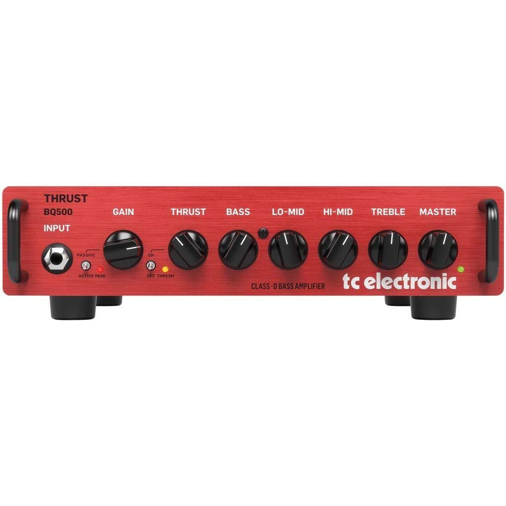 TC Electronic THRUST BQ500 500 Watt Portable Bass Head with Mosfet Pream