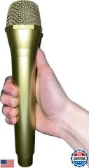 Fake Microphone Prop Toy for Lipsyncing, Costumes, Photos, Concerts, Festival