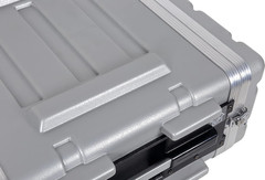 Stackable 4U Rack Case, Strong Molded with Heavy Duty Hardware, Standard 19.25”