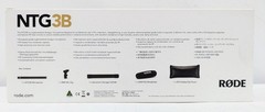 Rode NTG3B Precision Broadcast-Grade Supercardioid Shotgun Microphone – Black