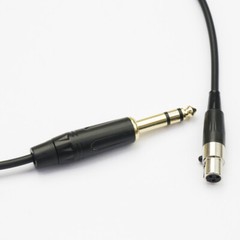 3-Pin Mini XLR Female to 1/4″ TRS Balanced Lavalier Microphone Cable