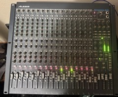Alesis Studio 32 16-Channel Recording Console Mixer w/ Meter Bridge – Tested