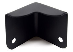 8 Pcs Metal Cabinet Corner Black DJ Enclosure Speaker Box HA-48BK 1.5″ x 1.5″