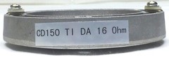 Replacement Titanium Diaphragm for Fane CD-150, MD-2151 Driver @16 Ohms.