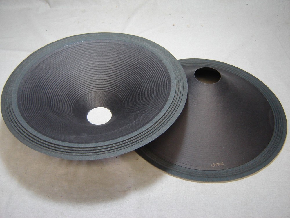 Pair 15″ Paper Cones – Speaker Parts — 134106