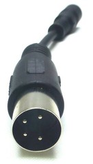 ALESIS 2.5MM TO 4 PIN DIN 9V AC POWER SUPPLY ADAPTER CONVERTER QUADRAVERB P4 S4