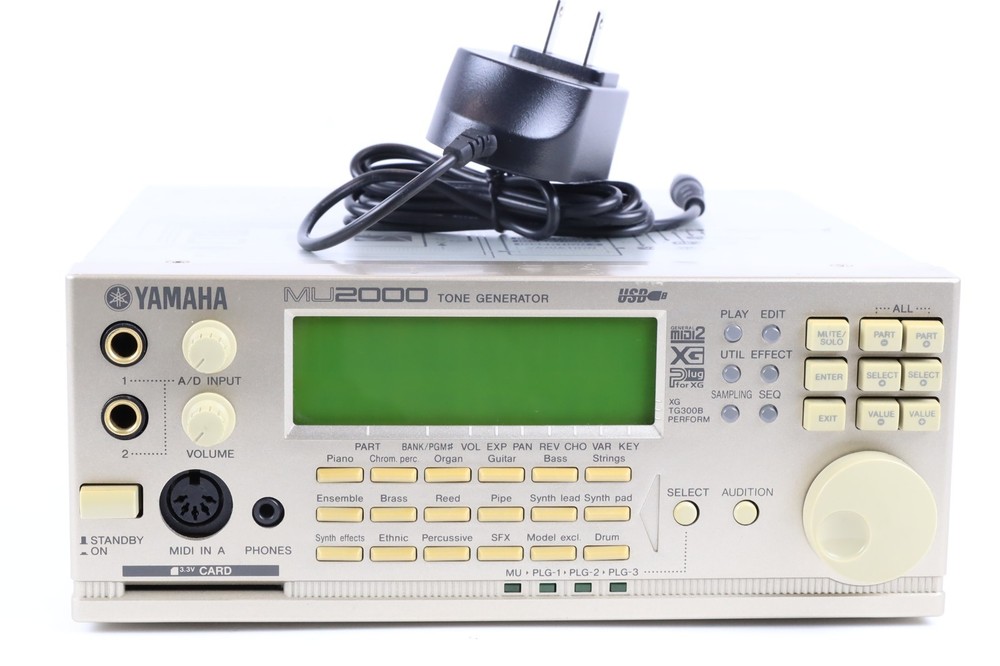 Resoldered Yamaha MU2000 EX TONE GENERATOR XG Sound Module New Internal Battery