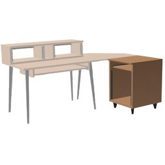 Gator Frameworks Elite Series 10U Studio Rack Table Natural Maple Finish idjnow
