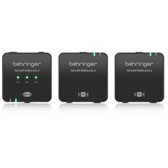 Behringer GO CAM Wireless 2 Digital Dual Clip-On Microphone System for Content C