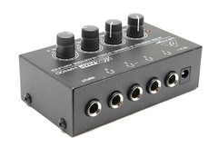 Behringer MicroAMP HA400 4-channel Headphone Amplifier – NO CABLES
