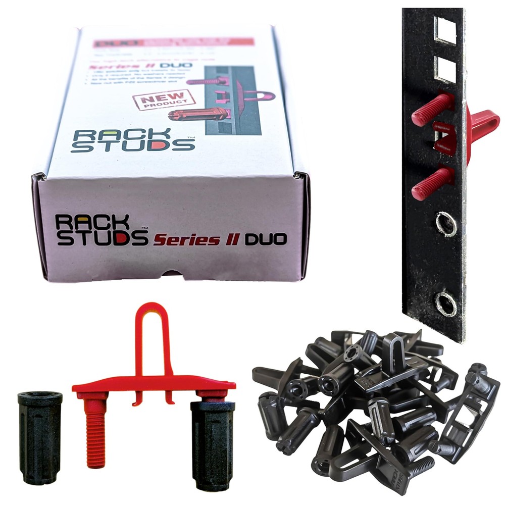 Rackstuds DUO20 Rack Mount Solution 20-Pack – Easy Server Setup