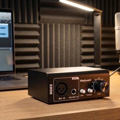 2026 Upgraded RO03 Mic Preamp, 120db EIN Ultral Low Noise Booster, for Dynami…
