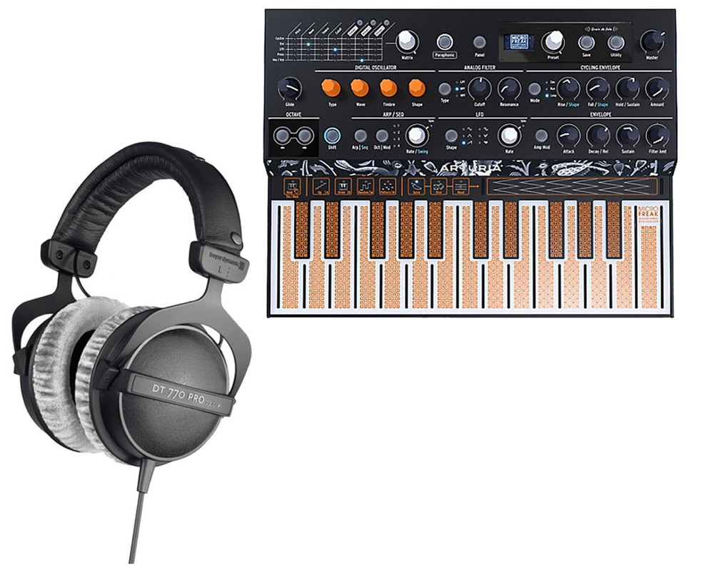 Arturia MicroFreak Hybrid Synthesizer + Beyerdynamic Studio Headphones